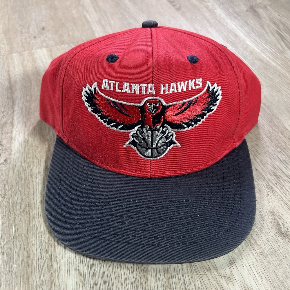 Adidas Atlanta Hawks Snapback Hat NBA Basketball Red Black Cap